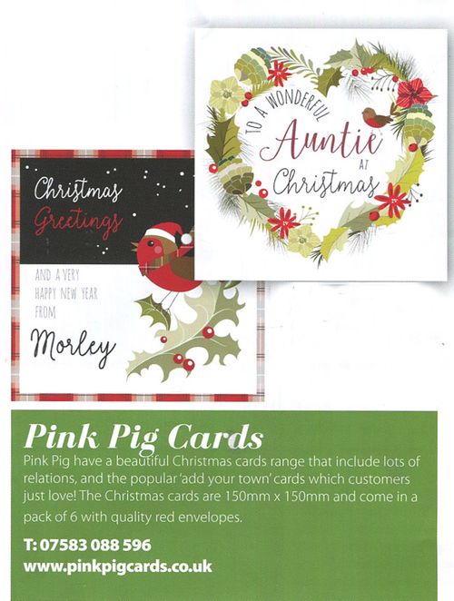 Christmas add yor town cards